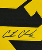 Framed Autographed/Signed Caitlin Clark 35x39 Iowa Black Basketball Jersey Panini COA by Hall of Fame Sports Memorabilia