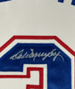 Framed Autographed/Signed Dale Murphy 35x39 Atlanta White Baseball Jersey PSA/DNA COA by Hall of Fame Sports Memorabilia