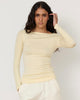 Lane Boatneck Top by Artless Forever