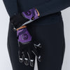 Purple & Silver EVO2 Football Gloves