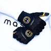 Black & Gold EVO2 Football Gloves