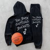 Too Busy Getting Buckets - Hoodie - Black by Bigger Than Basketball