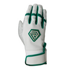 Resilient Championship Fastpitch Batting gloves - White and Green