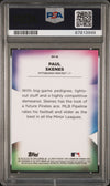 Graded 2023 Topps Bowmans Best Paul Skenes #SH18 Shellacked Mini Diamond Rookie RC Baseball Card PSA 10 Gem Mint