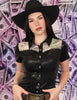 Entry Fees Mesh Yoke Jackpot Pearl Snap Shirt by Neon Spur