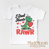 I Steal Hearts T-Rex Valentine's Day Shirt - Dinosaur Valentine's Tee by Madi Moosh