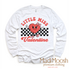 Little Miss Valentine Valentine's Day Shirt - Valentine's Tee by Madi Moosh