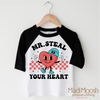Mr. Steal Your Heart Valentine's Day Shirt - Valentine's Tee by Madi Moosh