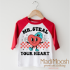Mr. Steal Your Heart Valentine's Day Shirt - Valentine's Tee by Madi Moosh