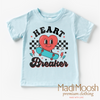 Heart Breaker Valentine's Day Shirt - Skateboard Valentine's Tee by Madi Moosh