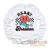 Heart Breaker Valentine's Day Shirt - Skateboard Valentine's Tee by Madi Moosh