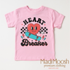 Heart Breaker Valentine's Day Shirt - Skateboard Valentine's Tee by Madi Moosh
