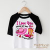 I Love You From My Hat To My Boots Valentine's Day Shirt - Western Valentine's Tee by Madi Moosh