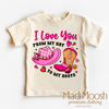 I Love You From My Hat To My Boots Valentine's Day Shirt - Western Valentine's Tee by Madi Moosh