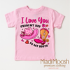 I Love You From My Hat To My Boots Valentine's Day Shirt - Western Valentine's Tee by Madi Moosh