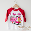 I Love You From My Hat To My Boots Valentine's Day Shirt - Western Valentine's Tee by Madi Moosh