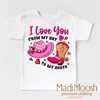 I Love You From My Hat To My Boots Valentine's Day Shirt - Western Valentine's Tee by Madi Moosh