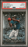 Graded 2021 Panini Prizm Devonta Smith #PB10 Prizm Break Rookie RC Football Card PSA 10 Gem Mint