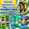 Vision Mark Gonzales "Double Take" Gripped 10" Skateboard Deck