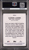Graded 2024 Topps Aaron Judge #CTC8 City to City Blue Baseball Card PSA 10 Gem Mint