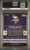 Graded 2015 Panini Prizm Stefon Diggs #285 Rookie RC Football Card PSA 10 Gem Mint
