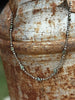 Sterling Silver Turquoise Flat Bead Necklace by Wild Junkie