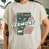 Vermont State Vintage Shirt by EnjoyMyDesign LLC