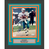 Framed Autographed/Signed Dan Marino Miami Dolphins 8x10 Football Photo JSA COA