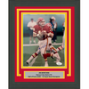 Framed Autographed/Signed Joe Montana Kansas City Chiefs 8x10 Football Photo JSA COA