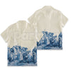 Vintage Greek Mythology Oil Painting Hawaiian Camp Collar Shirt