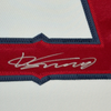 Framed Autographed/Signed Vladimir Vlad Guerrero 35x39 Los Angeles LA Anaheim White Baseball Jersey Beckett BAS COA by Hall of Fame Sports Memorabilia
