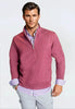 Voey Quarter Zip Sweatshirt - Wine by Buki