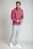 Voey Quarter Zip Sweatshirt - Wine by Buki