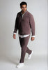 Voey Quarter Zip Sweatshirt - Espresso by Buki