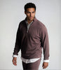Voey Quarter Zip Sweatshirt - Espresso by Buki