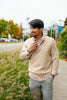 Voey Quarter Zip Sweatshirt - Camel by Buki
