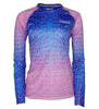 Women's Whale Shark Camo UV Fishing Shirt by Hook & Tackle