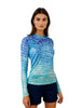 Women's Waves L/S UV Fishing Hoodie by Hook & Tackle