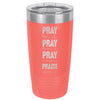 Pray On It Pray Over It Pray Through It Praise After It 20 oz Polar Camel Tumbler by Anchored Grace Boutique