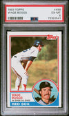 Graded 1983 Topps Wade Boggs #498 Rookie RC Baseball Card PSA 6 EX-MT