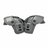 Markwort Football Shoulder Pads - Youth Large - Grey by The Bat Flip Shop