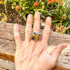 Polychrome Statement Ring by mend metalworks