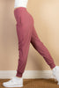 High Waisted Wide Waistband Joggers