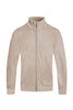 Mens Solid Full Zip Sweater