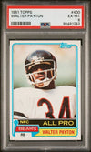 Graded 1981 Topps Walter Payton #400 Football Card PSA 6 EX-MT