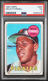 Graded 1969 Topps Willie Stargell #545 Baseball Card PSA 3 Very Good