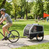 Dog Bike Trailer for Small & Medium Dogs, Universal Bicycle Coupler, Flip-Down Ramp Tailgate by Furr Baby Gifts