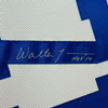 Framed Autographed/Signed Walter Jones HOF 14 35x39 Seattle White Football Jersey JSA COA