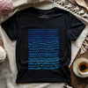 Watercolor knitting pattern T-shirt by YarnMerch