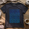 Watercolor knitting pattern T-shirt by YarnMerch